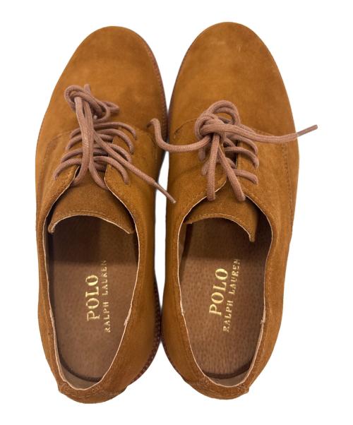 POLO RALPH LAUREN（ポロ・ラルフローレン）POLO RALPH LAUREN (ポロ・ラルフローレン) スウェードシューズ ブラウン サイズ:8.5EE 未使用品の古着・服飾アイテム