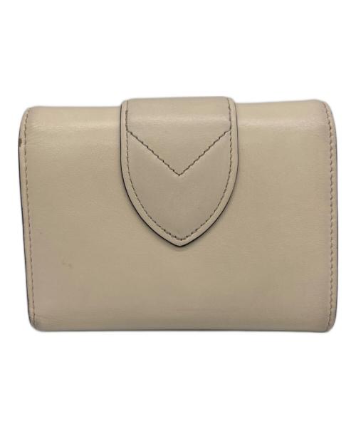 LOUIS VUITTON（ルイ ヴィトン）LOUIS VUITTON (ルイ ヴィトン) 3つ折り財布 ホワイト×スカイブルーの古着・服飾アイテム