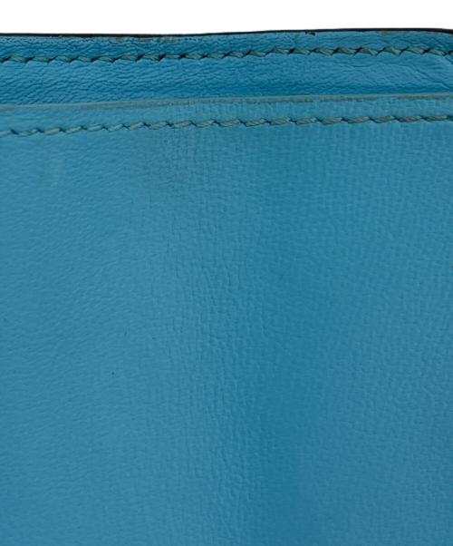 LOUIS VUITTON（ルイ ヴィトン）LOUIS VUITTON (ルイ ヴィトン) 3つ折り財布 ホワイト×スカイブルーの古着・服飾アイテム