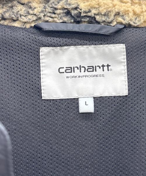 CarHartt（カーハート）CarHartt (カーハート) ボアジャケット ベージュ×ブラック サイズ:Lの古着・服飾アイテム
