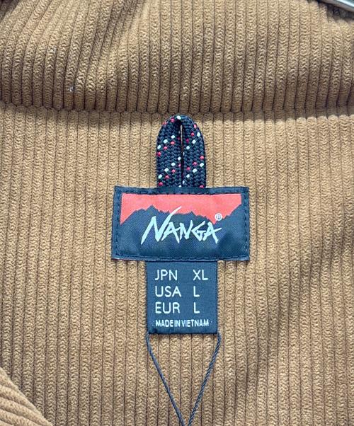 NANGA（ナンガ）NANGA (ナンガ) コーデュロイダウンジャケット ブラウン サイズ:XL 未使用品の古着・服飾アイテム