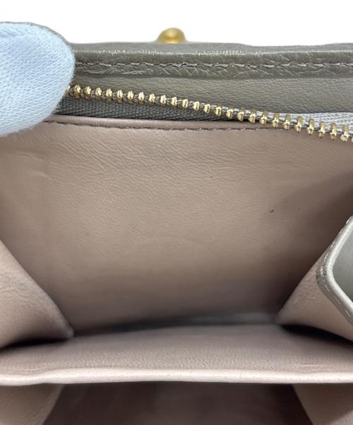 Chloe（クロエ）Chloe (クロエ) 3つ折り財布 グレーの古着・服飾アイテム