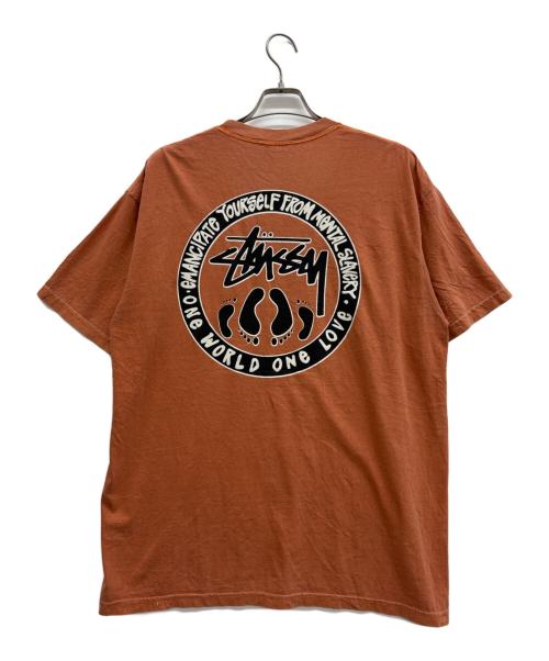 stussy（ステューシー）stussy (ステューシー) Tシャツ ブラウン サイズ:XLの古着・服飾アイテム