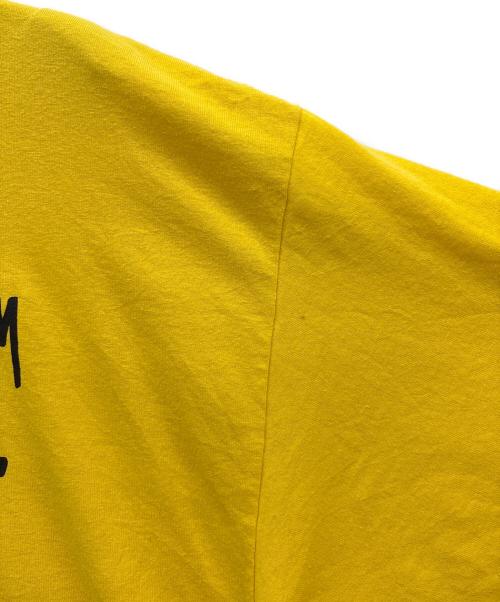 stussy（ステューシー）stussy (ステューシー) シャドーマンプリントTシャツ イエロー サイズ:XLの古着・服飾アイテム