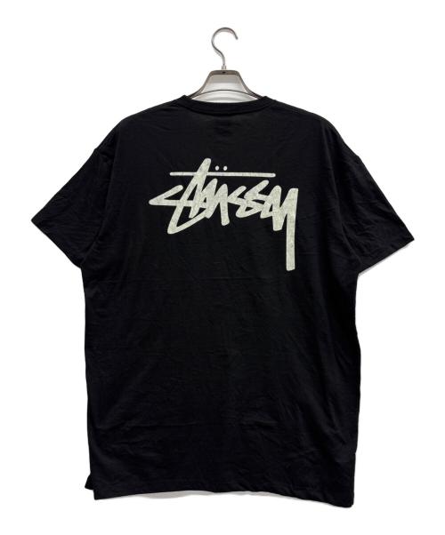 stussy（ステューシー）stussy (ステューシー) ロゴプリントTシャツ ブラック サイズ:XLの古着・服飾アイテム