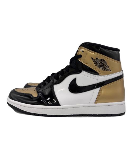 NIKE（ナイキ）NIKE (ナイキ) Air Jordan 1 Retro High OG NRG ブラック×ゴールド サイズ:27.5の古着・服飾アイテム