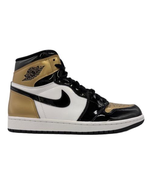 NIKE（ナイキ）NIKE (ナイキ) Air Jordan 1 Retro High OG NRG ブラック×ゴールド サイズ:27.5の古着・服飾アイテム