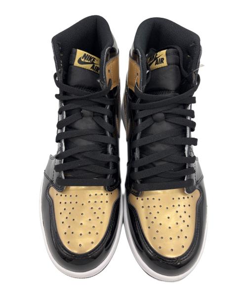 NIKE（ナイキ）NIKE (ナイキ) Air Jordan 1 Retro High OG NRG ブラック×ゴールド サイズ:27.5の古着・服飾アイテム
