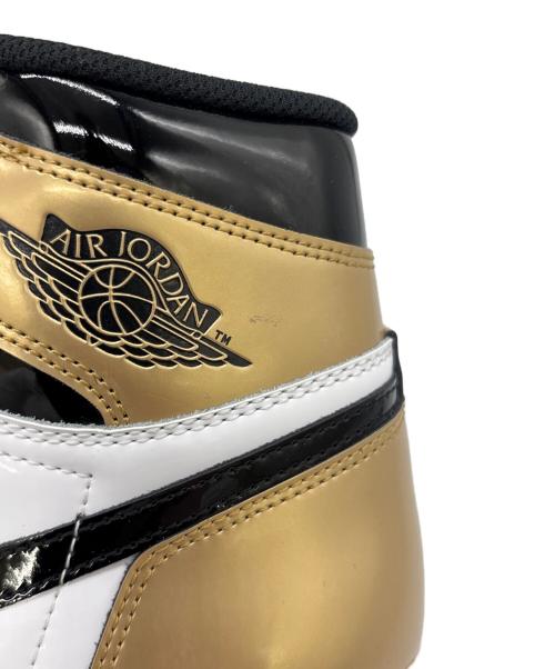 NIKE（ナイキ）NIKE (ナイキ) Air Jordan 1 Retro High OG NRG ブラック×ゴールド サイズ:27.5の古着・服飾アイテム