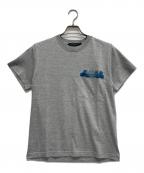 muta MARINE×acanthusムータマリン×アカンサス）の古着「レザーポケットTシャツ」｜グレー