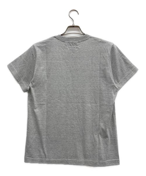muta MARINE（ムータマリン）muta MARINE (ムータマリン) acanthus (アカンサス) レザーポケットTシャツ グレー サイズ:Sの古着・服飾アイテム