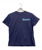 muta MARINE×acanthusムータマリン×アカンサス）の古着「レザーポケットTシャツ」｜ネイビー