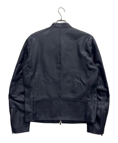 theory（セオリー）theory (セオリー) ラムレザージャケット ネイビー サイズ:Mの古着・服飾アイテム