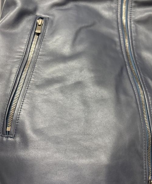 theory（セオリー）theory (セオリー) ラムレザージャケット ネイビー サイズ:Mの古着・服飾アイテム
