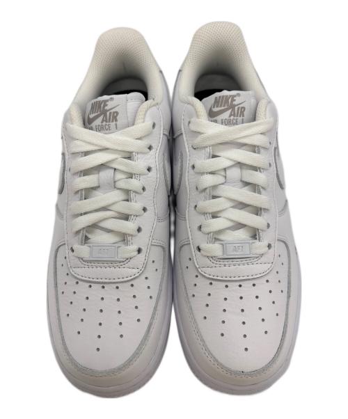 NIKE（ナイキ）NIKE (ナイキ) AIR FORCE 1 LOW BY YOU ホワイト×ブルー サイズ:24.5 未使用品の古着・服飾アイテム
