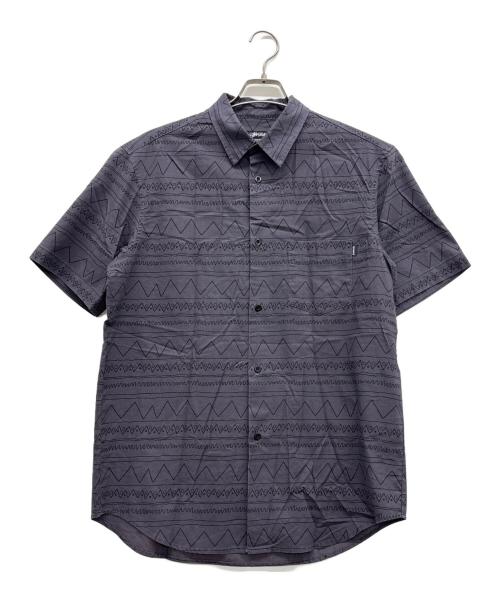 stussy（ステューシー）stussy (ステューシー) 半袖シャツ チャコールグレー サイズ:Lの古着・服飾アイテム