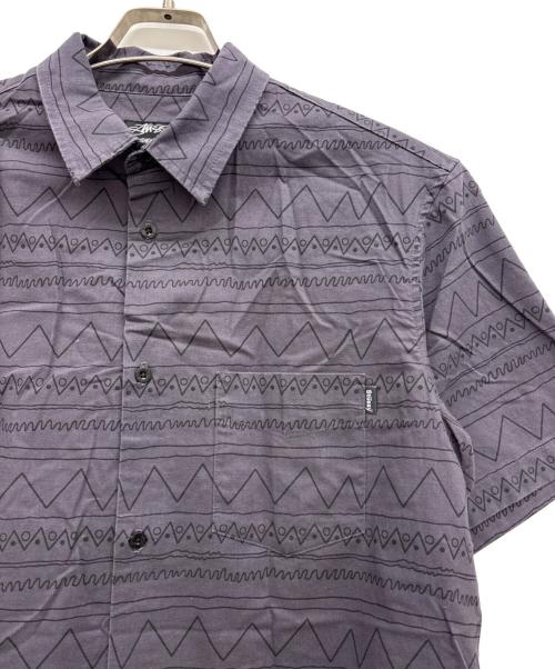 stussy（ステューシー）stussy (ステューシー) 半袖シャツ チャコールグレー サイズ:Lの古着・服飾アイテム