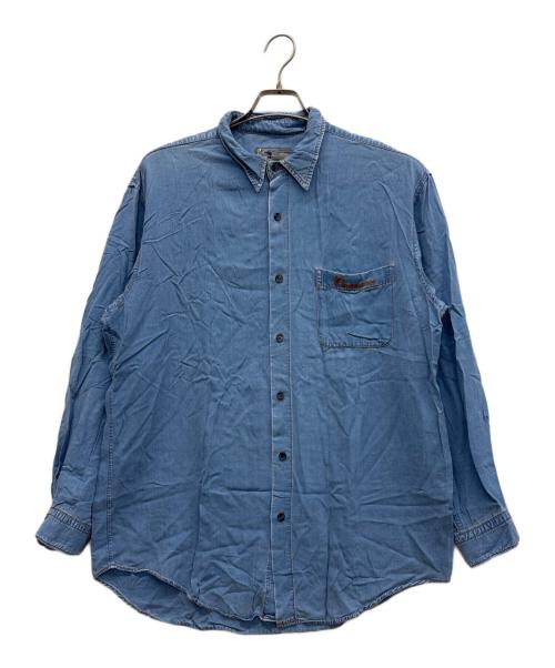KENZO JEANS（ケンゾージーンズ）KENZO JEANS (ケンゾージーンズ) デニムシャツ ブルー サイズ:Freeの古着・服飾アイテム