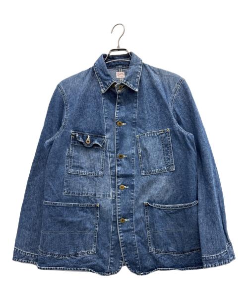 EDWIN（エドウィン）EDWIN (エドウィン) デニムカバーオール ブルー サイズ:MEDIUMの古着・服飾アイテム
