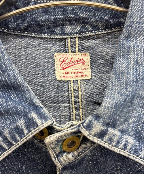 EDWIN（エドウィン）EDWIN (エドウィン) デニムカバーオール ブルー サイズ:MEDIUMの古着・服飾アイテム