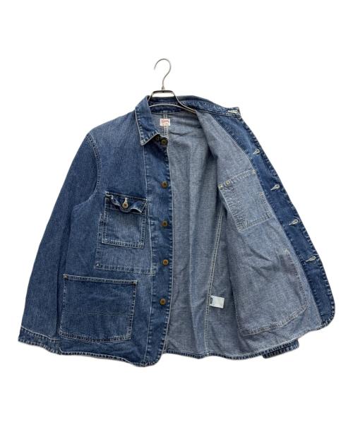EDWIN（エドウィン）EDWIN (エドウィン) デニムカバーオール ブルー サイズ:MEDIUMの古着・服飾アイテム