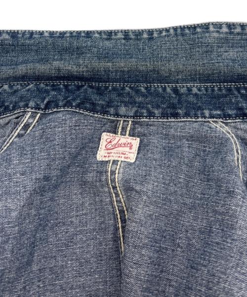 EDWIN（エドウィン）EDWIN (エドウィン) デニムカバーオール ブルー サイズ:MEDIUMの古着・服飾アイテム