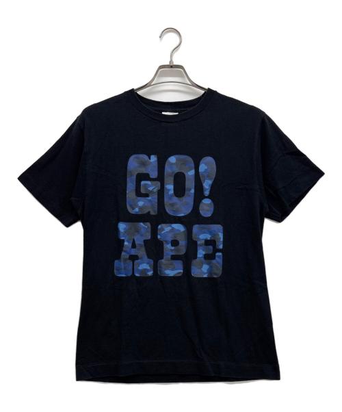A BATHING APE（アベイシングエイプ）A BATHING APE (アベイシングエイプ) Tシャツ ブラック サイズ:Mの古着・服飾アイテム