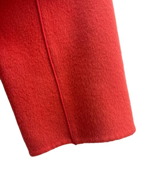Sov.（ソブ）Sov. (ソブ) ノーカラーコート オレンジ サイズ:38の古着・服飾アイテム