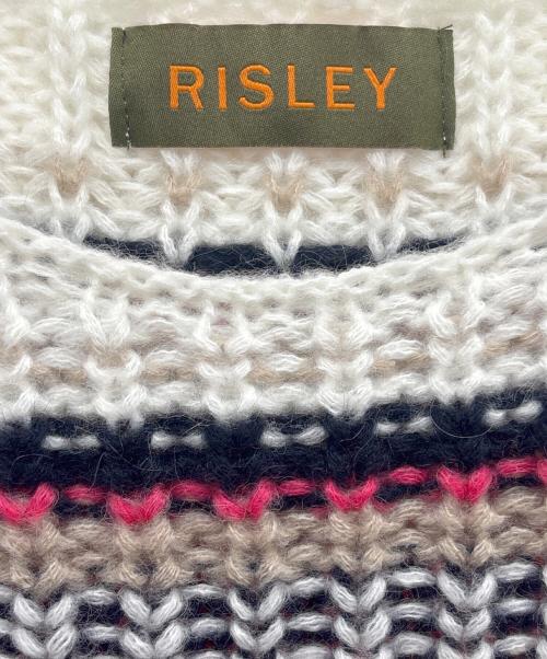 Risley（リズレー）Risley (リズレー) 厚手ニット マルチカラー サイズ:Fの古着・服飾アイテム