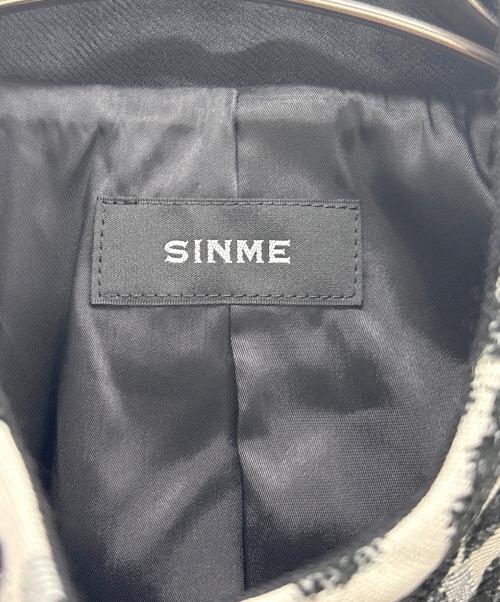 SINME（シンメ）SINME (シンメ) レオパードジャケット アイボリー×ブラック サイズ:Fの古着・服飾アイテム