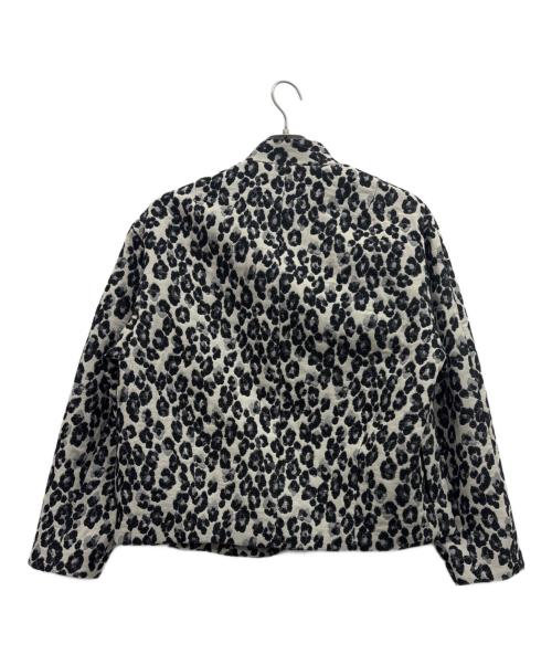 SINME（シンメ）SINME (シンメ) レオパードジャケット アイボリー×ブラック サイズ:Fの古着・服飾アイテム