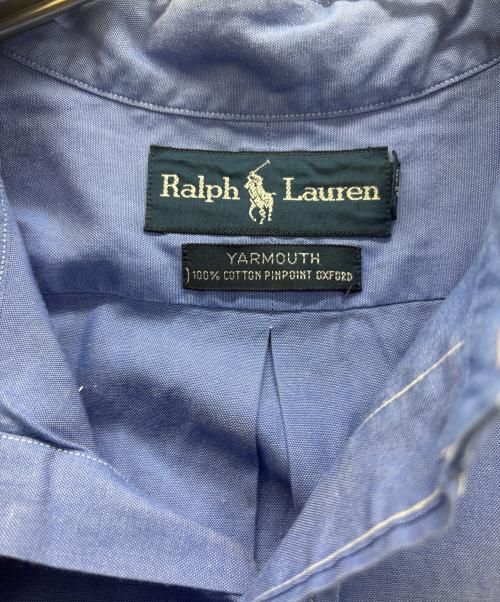 RALPH LAUREN（ラルフローレン）RALPH LAUREN (ラルフローレン) ショート丈ボタンダウンシャツ ブルー サイズ:SSの古着・服飾アイテム