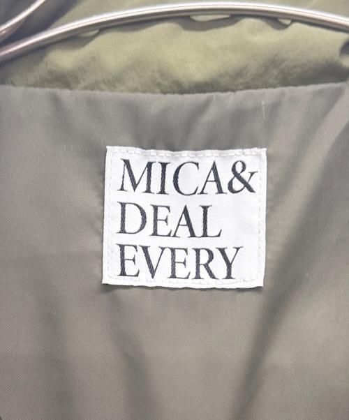 MICA&DEAL（マイカアンドディール）MICA&DEAL (マイカアンドディール) スタンドフーデットブルゾン カーキ サイズ:Freeの古着・服飾アイテム