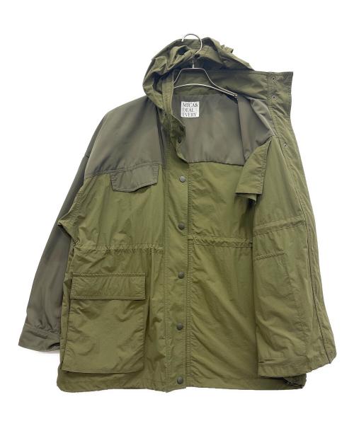 MICA&DEAL（マイカアンドディール）MICA&DEAL (マイカアンドディール) スタンドフーデットブルゾン カーキ サイズ:Freeの古着・服飾アイテム