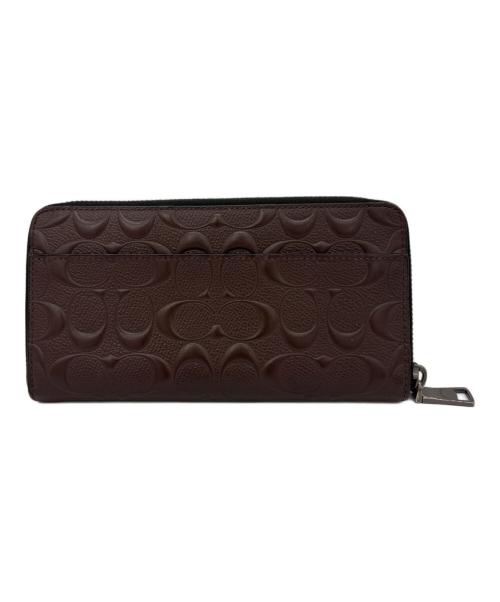 COACH（コーチ）COACH (コーチ) ラウンドファスナー長財布 ブラウンの古着・服飾アイテム