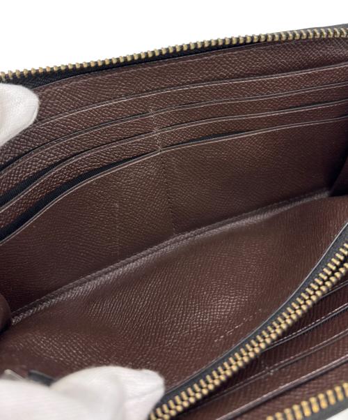 COACH（コーチ）COACH (コーチ) ラウンドファスナー長財布 ブラウンの古着・服飾アイテム