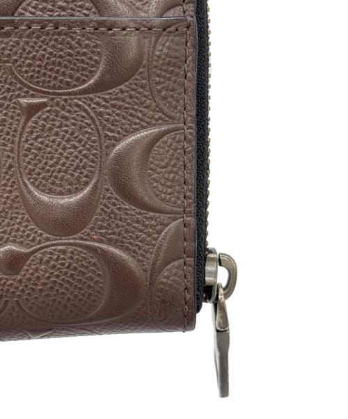 COACH（コーチ）COACH (コーチ) ラウンドファスナー長財布 ブラウンの古着・服飾アイテム
