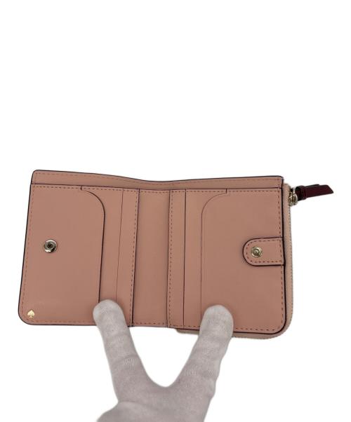 Kate Spade（ケイトスペード）Kate Spade (ケイトスペード) 2つ折り財布 ピンクの古着・服飾アイテム