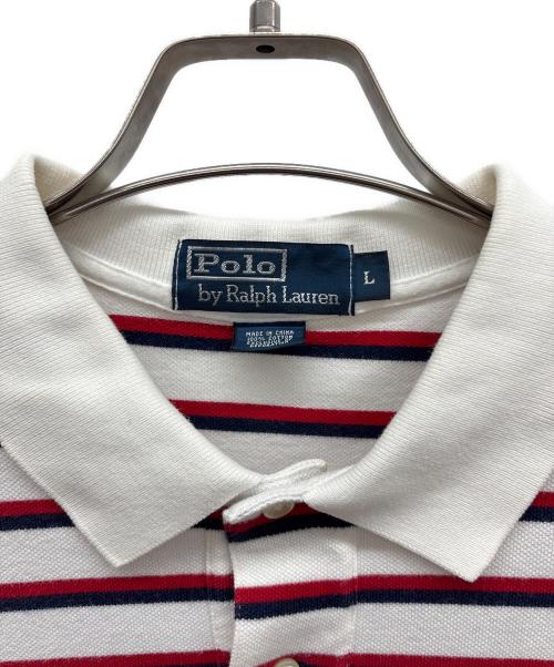 POLO RALPH LAUREN（ポロ・ラルフローレン）POLO RALPH LAUREN (ポロ・ラルフローレン) ポロシャツ トリコロールカラー サイズ:Lの古着・服飾アイテム