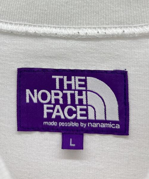 THE NORTHFACE PURPLELABEL（ザ・ノースフェイス パープルレーベル）THE NORTHFACE PURPLELABEL (ザ・ノースフェイス パープルレーベル) BEAMS (ビームス) Tシャツ ホワイト サイズ:Lの古着・服飾アイテム
