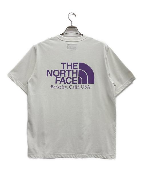 THE NORTHFACE PURPLELABEL（ザ・ノースフェイス パープルレーベル）THE NORTHFACE PURPLELABEL (ザ・ノースフェイス パープルレーベル) BEAMS (ビームス) Tシャツ ホワイト サイズ:Lの古着・服飾アイテム