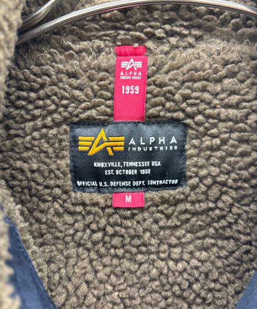 ALPHA INDUSTRIES（アルファインダストリーズ）ALPHA INDUSTRIES (アルファインダストリーズ) デッキジャケット ネイビー サイズ:Mの古着・服飾アイテム