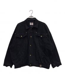 TRUSSARDI JEANS（トラサルディージーンズ）の古着「デニムジャケット」｜グレー