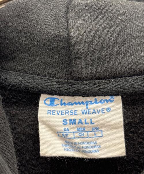 Champion REVERSE WEAVE（チャンピオン リバース ウィーブ）Champion REVERSE WEAVE (チャンピオン リバース ウィーブ) プルオーバーパーカー ブラック サイズ:SMALLの古着・服飾アイテム