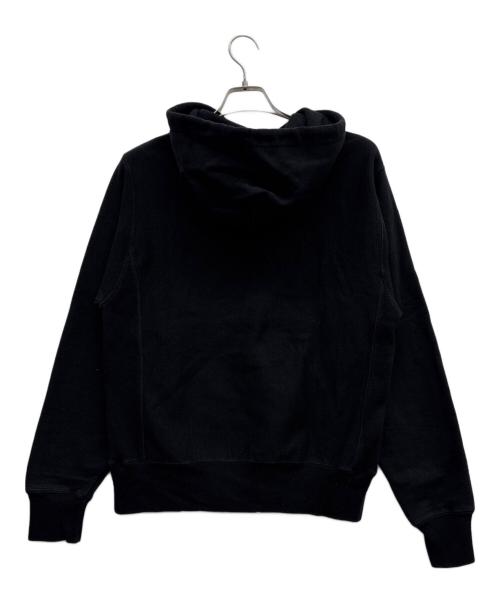 Champion REVERSE WEAVE（チャンピオン リバース ウィーブ）Champion REVERSE WEAVE (チャンピオン リバース ウィーブ) プルオーバーパーカー ブラック サイズ:SMALLの古着・服飾アイテム