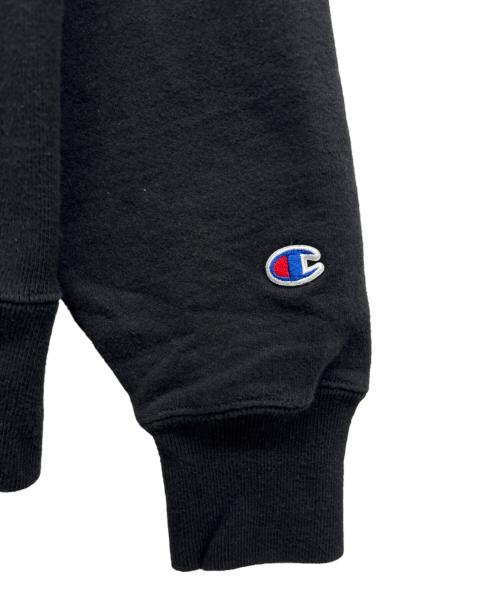 Champion REVERSE WEAVE（チャンピオン リバース ウィーブ）Champion REVERSE WEAVE (チャンピオン リバース ウィーブ) プルオーバーパーカー ブラック サイズ:SMALLの古着・服飾アイテム