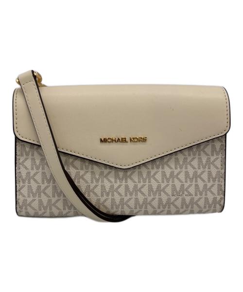 MICHAEL KORS（マイケルコース）MICHAEL KORS (マイケルコース) ショルダーバッグ ベージュの古着・服飾アイテム