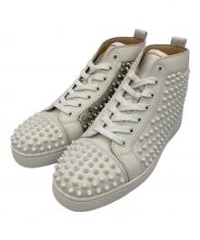 Christian Louboutin（クリスチャン・ルブタン）の古着「YANG LOUIS FLAT」｜ホワイト
