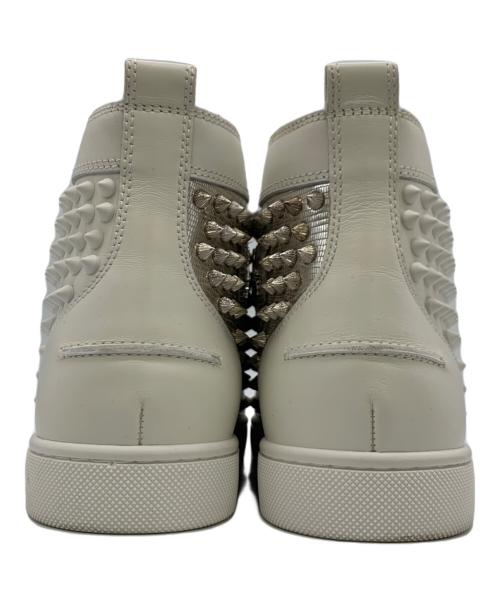 Christian Louboutin（クリスチャン・ルブタン）Christian Louboutin (クリスチャン・ルブタン) YANG LOUIS FLAT ホワイト サイズ:39 1/2の古着・服飾アイテム