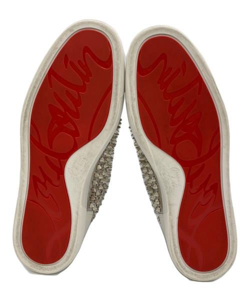 Christian Louboutin（クリスチャン・ルブタン）Christian Louboutin (クリスチャン・ルブタン) YANG LOUIS FLAT ホワイト サイズ:39 1/2の古着・服飾アイテム